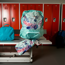 Load image into Gallery viewer, Foldable Indigenous Designed Backpacks - Hummingbird Feathers