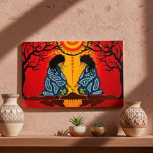 Load image into Gallery viewer, New Offerings - Indigenous Art Wall Plaque by Tracey Metallic