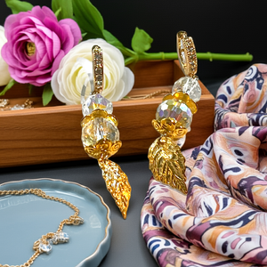 Mocs N More Earrings - Golden Leaf Earrings