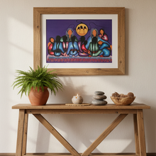 Load image into Gallery viewer, Always For Our Children in rustic frame above console