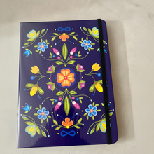 Load image into Gallery viewer, Amethyst Journal — flat lay with elastic