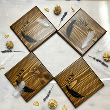 Load image into Gallery viewer, Artistic arrangement of all four coasters