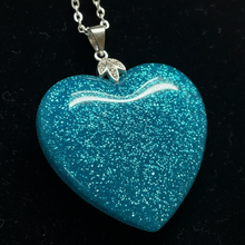 Load image into Gallery viewer, Awasis Heart Necklace – Black Velvet