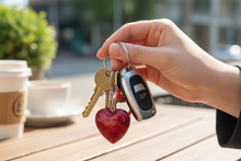 Load image into Gallery viewer, Beaded piece with keys