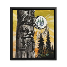 Load image into Gallery viewer, Bear Clan Framed Canvas - Limited Edition Indigenous Art by Karen Erickson