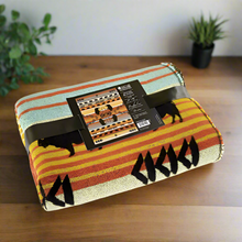 Load image into Gallery viewer, NEW Woven Blanket - Buffaloes