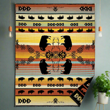 Load image into Gallery viewer, NEW Woven Blanket - Buffaloes