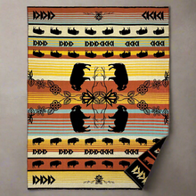 Load image into Gallery viewer, NEW Woven Blanket - Buffaloes