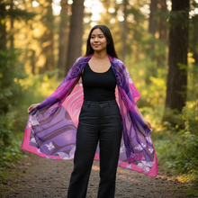 Load image into Gallery viewer, Butterflies Wrap - Indigenous Model Lifestyle