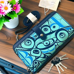 Smartphone Cross Body Bag - Orca Song
