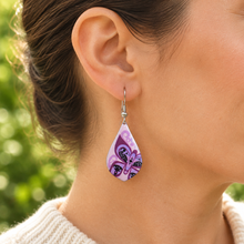 Load image into Gallery viewer, Celebration of Life earrings lifestyle close-up