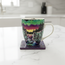 Load image into Gallery viewer, Celestial Sparkle Coaster with Sky Dance Wild Harmony Mug