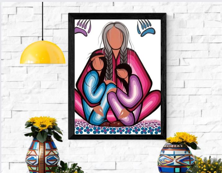 ART Framed Canvas - Family Strength Limited Edition