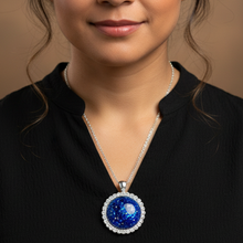 Load image into Gallery viewer, Courage Pendant on Indigenous model - black blouse