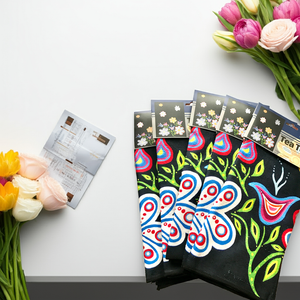 Tea Towels- Happy Flower