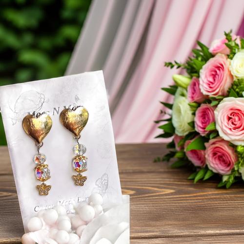 Mocs N More Earrings - Golden Butterfly