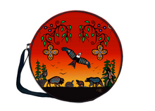 Load image into Gallery viewer, Drum Bags - Seven Grandfather Teachings 17&quot;