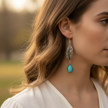 Load image into Gallery viewer, Earrings worn on model