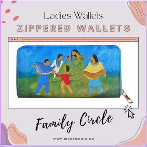 Ladies Wallets - New Zippered Wallet Family Circle