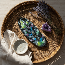Load image into Gallery viewer, Feather Tray - Rattan Flat Lay