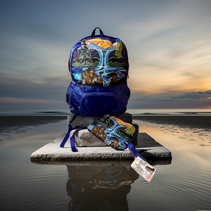 Foldable Indigenous Designed Backpacks - One Last Swim