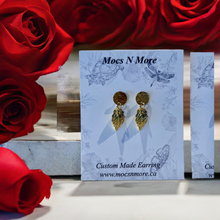 Load image into Gallery viewer, Mocs N More Earrings - Gold Leaf Earrings