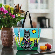 Load image into Gallery viewer, Tote Bags - Wolf Family