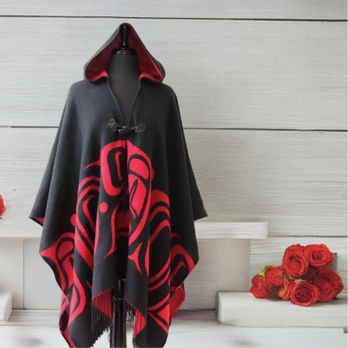 Hooded Fashion Wrap - Formline