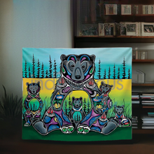 Load image into Gallery viewer, New Fleece Blanket - Bear Medicine