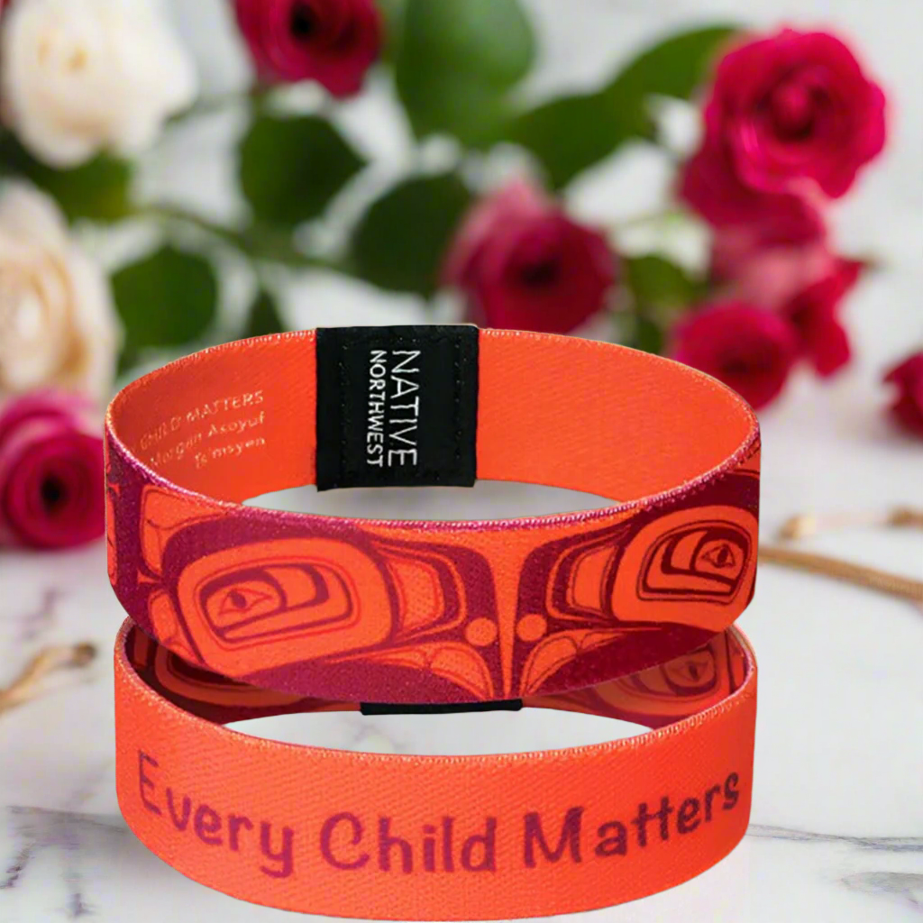 Native Northwest Every Child Matters Orange Shirt Day Wristband 1