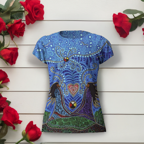 NEW Full Print Art Ladies T-Shirts - Breath of Life