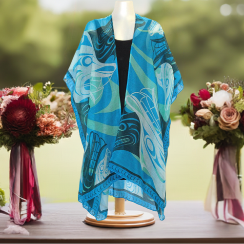 Ladies Fashion Wraps - Spirit Wolf