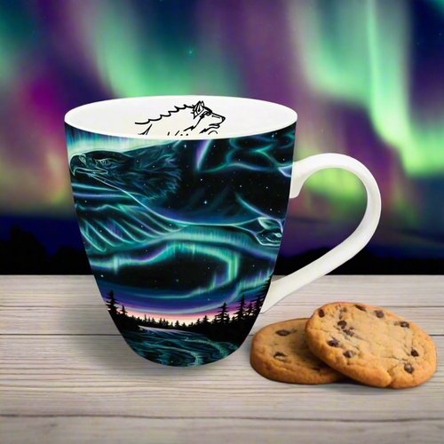 18 Oz - Signature Mugs - Sky Dance Eagle Over Sky