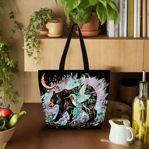 Tote Bags - Hummingbear