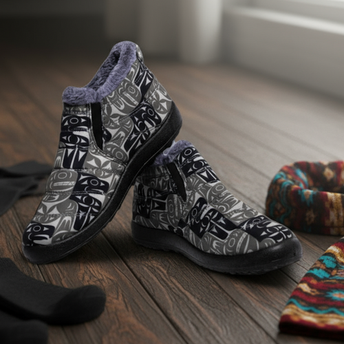 Thunderbird & Whale Slip Ons (Shoes)