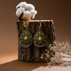 Mocs N More Earrings - Yellow Sunrise