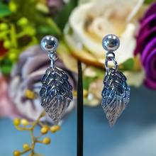 Load image into Gallery viewer, Mocs N More Earrings -Silver Leaf Earrings