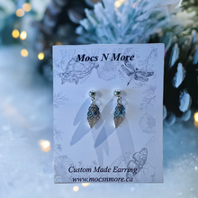 Load image into Gallery viewer, Mocs N More Earrings -Silver Leaf Earrings