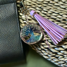 Load image into Gallery viewer, NEW Mocs N More - Tree of Life Keychain or Purse Tassel