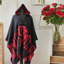 Load image into Gallery viewer, Hooded Fashion Wrap - Formline