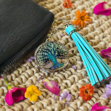 Load image into Gallery viewer, NEW Mocs N More - Tree of Life Keychain or Purse Tassel