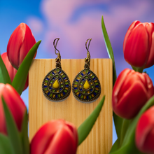 Load image into Gallery viewer, Mocs N More Earrings - Yellow Sunrise