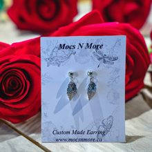 Load image into Gallery viewer, Mocs N More Earrings -Silver Leaf Earrings