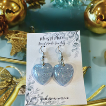 Load image into Gallery viewer, Mocs N More Earrings - Silver Heart Dangles