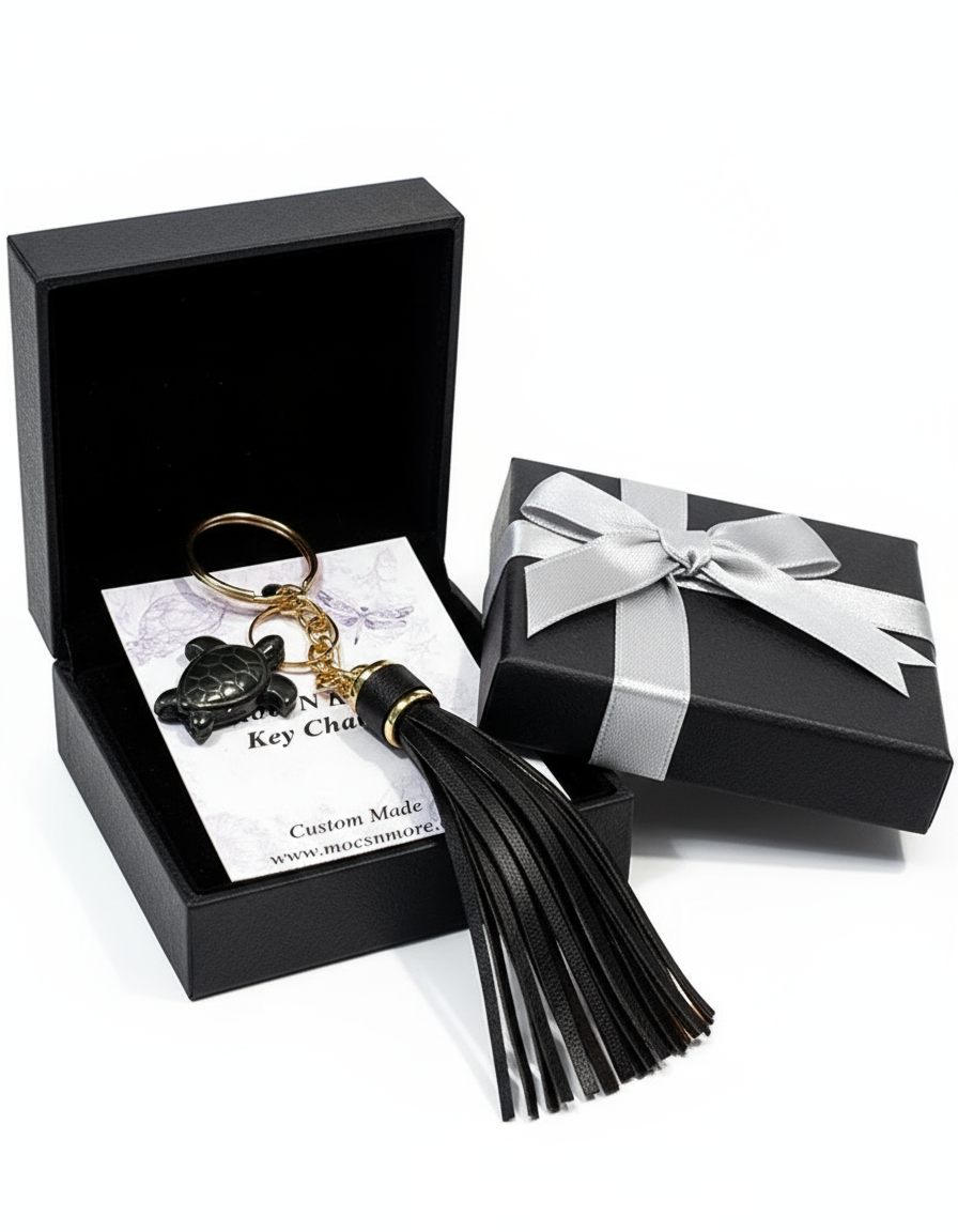 Mocs N More - Turtle Keychain & Purse Tassel