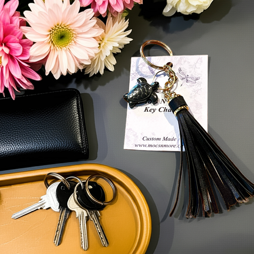 Mocs N More - Turtle Keychain & Purse Tassel