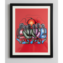 Load image into Gallery viewer, Healing Together close-up black frame