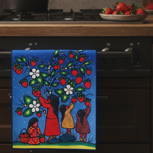 Load image into Gallery viewer, Heart Medicine Tea Towel - Black Stove