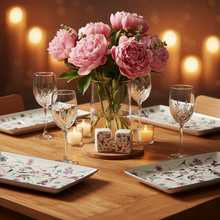 Load image into Gallery viewer, Hummingbird Table Setting Square - Low Angle