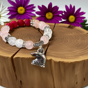 Mocs N More Totem Bracelets - Eagle Rose Quartz